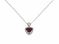 Collana Soranzo Gioielli Donna Pietre Preziose in Oro bianco Rubino 0.55 Ct LT10388785 - LT10388785